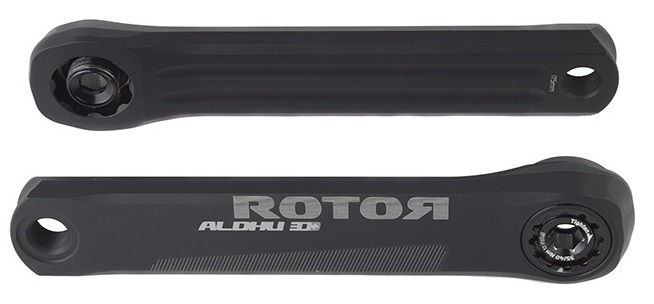 Шатуны Rotor Aldhu 3D+ Crank Arms Black 172,5mm (C02-102-20010-0)